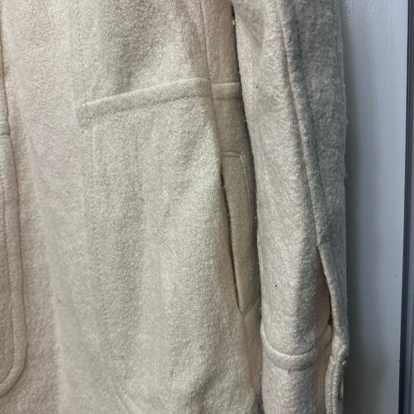 Frenchi Wool Coat with hood - Size Small - Picture 13 of 16